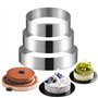 Domeilleur 3 pcs Cercle a Patisserie 20 23 26 cm