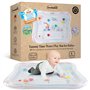 Freudeskind tapis de jeu d'eau sensoriel XXL pour bébé - Sensory tummy time water mat - De qualité supérieure sans BPA - De 0 à