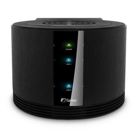Fantec SQ-X2RU3e Boîtier externe pour 2 HDD SATA I / II / III de 3.5" (8.89 cm)