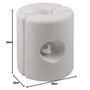 Deuba Set de 4 Poids pour pavillon Fixation en polyéthylène Haute densité tonnelle pavillon Tente Remplissage Eau/Sable Stable R