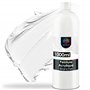 OfficeTree Peinture Acrylique Blanche 1000ml à Base d'eau - Acrylique Blanc Peinture - White Acrylic Paint - Peinture Blanche Ac