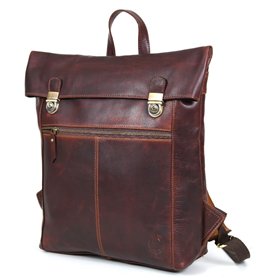 Corno d´Oro Sac à dos antivol de qualité supérieure pour homme et femme - En cuir - Grand sac à dos vintage pour ordinateur port Corno d´Oro Sac à dos antivol de qualité supérieure pour homme et femme - En cuir - Grand sac à dos vintage pour ordinateur port