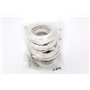 1aTTack.de Câble Réseau Cat6 Cat 6-5x 5m - RJ45 Ethernet LAN DSL Routeur Modem - Blanc