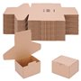 verpacking 100 boîtes pliantes 12 x 10 x 8 cm brun (dimensions extérieures 12