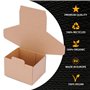 verpacking 100 boîtes pliantes 12 x 10 x 8 cm brun (dimensions extérieures 12,5 x 10,5 x 8,5 cm) WP 10 carton d'expédition carto
