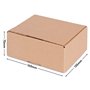 verpacking Découpe en carton ondulé (100, 165 x 135 x 75 mm)