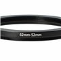 vhbw Bague d'adaptation de Filtre Step-Down de 62 mm vers 52 mm pour Objectif d'appareil Photo - Réducteur, métal, Noir