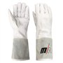 Gants de soudage - Gants de travail longs - Cuir - Résistant à la chaleur - Taille unique - VeCTOR WELDING
