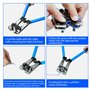 CCLIFE Pince à Sertir Réglable Cliquet de Sertissage Pince pour Cosses de Electrique Câble 6-50 mm² (AWG 10-0)