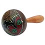 Neuf Maraca Claquettes Hochet Coco Instrument de musique Maraka mus102