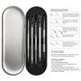com-four® Kit Extracteur de Points Noirs – Ensemble de 5 Outils en Acier Inoxydable pour Le Nettoyage du Visage, Blackhead Remov