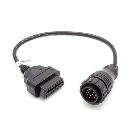 vhbw Adaptateur OBD1 14 Pin vers OBD2 Compatible avec Mercedes Vito