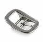 Ganzoo Lot de 4 boucles de ceinture en acier inoxydable - Pour homme et femme - Paracord 550 boucle en argent - Largeur maximale