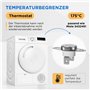 Thermostat de rechange pour sèche-linge Miele 5432491 - Limiteur de température 175 °C - Pompe à chaleur - Limiteur de températu