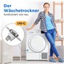 Thermostat de rechange pour sèche-linge Miele 5432491 - Limiteur de température 175 °C - Pompe à chaleur - Limiteur de températu