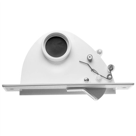 vhbw porte poussière automatique pour aspiration centralisée avec un sytème de tuyaux de 50