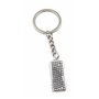Onwomania Porte-clés Clavier Calculatrice Pendentif En Métal Argenté