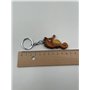 Onwomania Porte-clés en bois Seahorse Animal sous-marin Poisson Charme de poisson-cornemuse