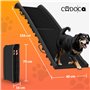 CADOCA® Rampe Pliable pour Chiens avec Réflecteurs Escalier pour Chien Capacité de Charge 90kg Robuste Rampe de Coffre Voiture