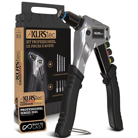KLRStec® Kit professionnel de pinces à rivets