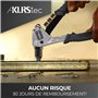 KLRStec® Kit professionnel de pinces à rivets, incluant 120 rivets et 4 perceuses de type HSS - Pince à rivets pop de haute qual