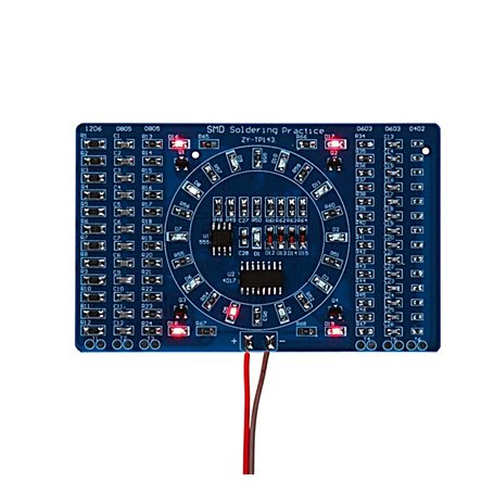 AZDelivery NE555 SMD Kit de soudure électronique avec module LED pour apprendre à souder
