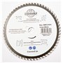 Lame de scie circulaire de qualité supérieure - 185 x 20 mm - Pour bois - Avec 60 dents TCT inclinées et découpes laser pour réd