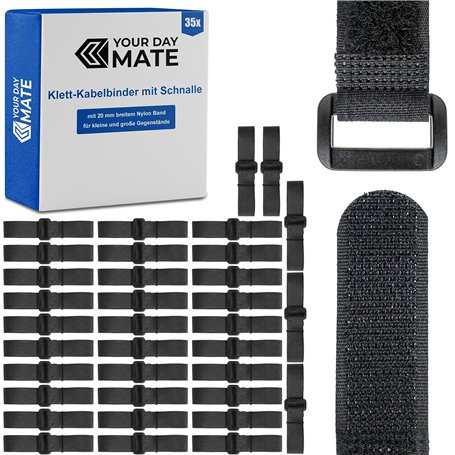 Serre-câbles bande auto-agrippante avec boucle