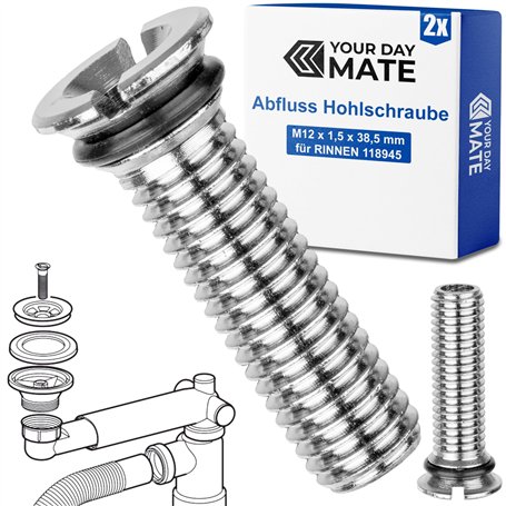 Vis creuse pour tête de robinet