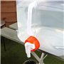 Tool & Tree Bidon d'eau pliable de 10 litres - Design peu encombrant avec robinet d'écoulement pratique, poignée de transport ro