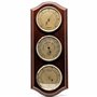 Fischer thermomètre baromètre acajou hygromètre,