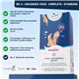 Solution Mr. Fuss® n°4 pour enlever la callosité - adoucissement rapide - 250ml Advanced Pack Complete - contre la peaux mortes 