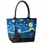 VON LILIENFELD® Cabas Vincent van Gogh : La nuit étoilée Femme Besace Sac Bandoulière Spacieux Arte