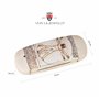VON LILIENFELD Étui Lunettes Léonard de Vinci : L'homme de Vitruve Chiffon de Nettoyage Boîte Robuste Cadeau Étui Lunettes de So