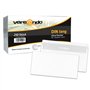 versando lot de 250 enveloppes autocollantes sans fenêtre Blanc Format DIN long 22 x 11 cm