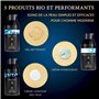 Satin Naturel Coffret Cadeau Homme - Nettoyant Visage Homme + Creme Hydratante Visage Homme + Crème Contour des Yeux Anti Cerne 