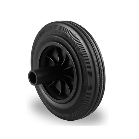 Roue de rechange pour poubelles à deux roues - 200 mm