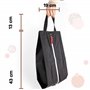 TRAVELTO Lot de 2 Sacs de Sport pour Chaussures en Nylon - Sac de Sport avec Fermeture à glissière - Sac Rangement - Accessoires