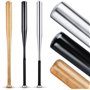 Heldenwerk Batte de Baseball en Bois ou Aluminium - 31 Pouce Batte Baseball avec Poignée antidérapante - Battes de Base-Ball pou