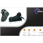 Pangolino Chaussures à ongles entièrement assemblés - Clous de 42 mm + clous de 60 mm - Utilisé comme aérateur de pelouse ou com