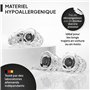 Senner MotoPro Bouchons d'oreille avec étui en aluminium, idéal pour la moto, réduit le bruit du vent, le trafic reste audible.