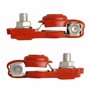 L&P A0066-3-1 Lot de 2 Cosse Batterie 12v 24v Cosse Batterie Voiture Bornes Batterie 12v Connecteur Batterie Borne Batterie Voit