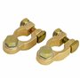 L&P A0066-4-1 Lot de 2 Cosse Batterie 12v 24v Cosse Batterie Voiture M8 Connecteur Batterie Cosses de Batterie + plus - moins Co