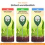 Meine Orangerie Humidimètre pour plantes - Humidimètre du sol pour plantes en pot et d'intérieur - Il suffit de lire l'humidité 