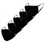 Masques en tissu KUNSTIFY - lot de 5 - coton - protection de la bouche et du nez - masques - lavable - unisexe - durable