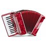 Classic Cantabile Accordéon 48 basses "Secondo V" rouge