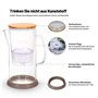 2 l - Verre borosilicate - Cartouche de filtre à eau incluse - Couverc