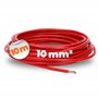 Lapp 4520045 H07V-K 10 mm² Rouge I Câble de câblage I Câble flexible I Fil simple en PVC I Toron 10 mm² I Câblage
