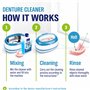 Nettoyant dentaire 750ml pour prothèses dentaires et nettoyage des prothèses dentaires