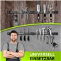 EMHAP© Lot de 6 outils pour barre magnétique - Extra puissant - 46 cm - Outil de support magnétique universel - Organiseur prati